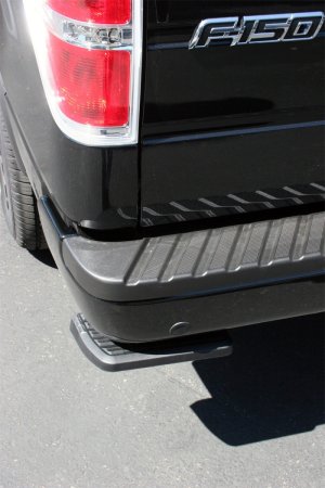 Ford F-150 BedStep - Rear - AMP Research - Retractable Rear Bumper Access Step - Black - `06-`14 Ford F-150 BedStep - Rear - AMP Research - Retractable Rear Bumper Access Step - Black - `06-`14